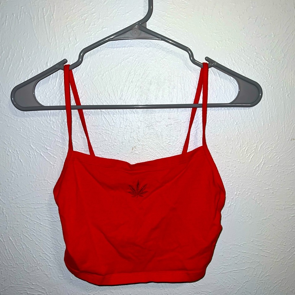 Urban Outfitters summer tank with pot leaf